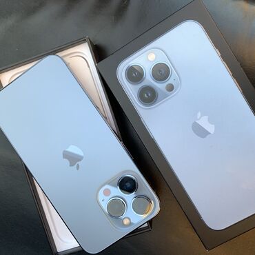 скупка швейний машинка: IPhone 13 Pro, Колдонулган, 128 ГБ, Sierra Blue, Куту, 73 %