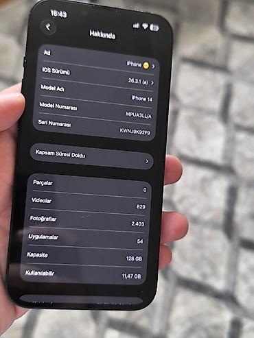 iphone x barter: IPhone 14, 128 GB, Midnight, Face ID — 10