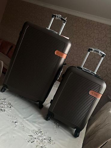 Çamadanlar: Sərnişin çamadanları dəsti – TRUE brendi - Rəng: tünd qəhvəyi/bronza — 1