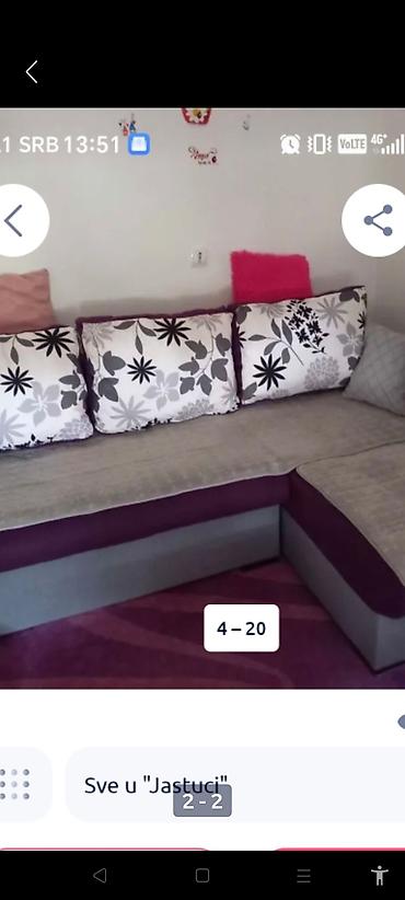 Jastuci: Navlaka za jastuke sa floralnim printom - Materijal: glatka tkanina — 4