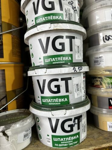 шпаклевка в мешках: Шпатлевка VGT в пластиковых ведрах. Предназначена для выравнивания