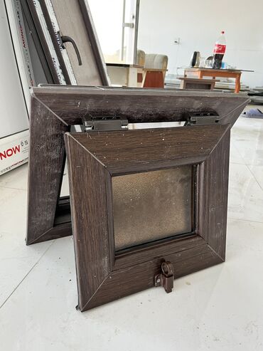 Plastik pəncərələr: Yeni İkiqat şüşə paketi Plastik pəncərə, Еni: 50 sm, Uzunluğu: 100 sm, Pulsuz quraşdırma — 8