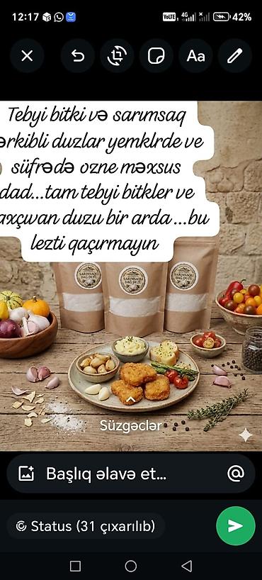 Bitki yağı: Məhsul: Quba rayonunda qədim reseptlə hazırlanan təbii “Dağ duzu” və — 9