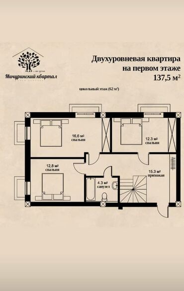 ���������������� �� ������������������ �� �������������� ���� 5 ������ 2018 �������� в Кыргызстан | ПРОДАЖА КВАРТИР: 137 м², 1 этаж, 2018 г.