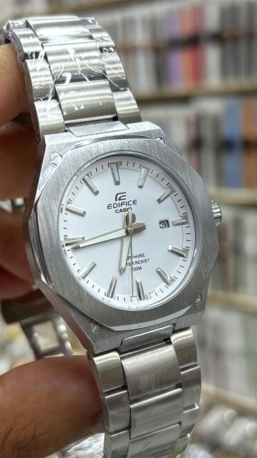 Свадебные платья и аксессуары: Наручные часы, Casio, цвет - Серебристый
