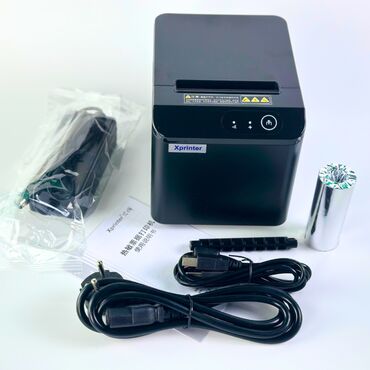 Торговые принтеры и сканеры: Принтер Чеков-Xprinter T80Q 80mm 230mm/s Black USB+LAN Xprinter