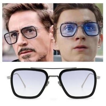 спец очки: Очки Тони Старка 
Очки Человека- Паука
Мстители