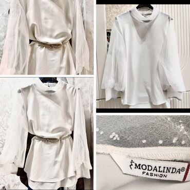 Другая женская одежда: 1. Турецкая блузка спортивно-деловая, на ощупь очень мягкая и нежная — 4