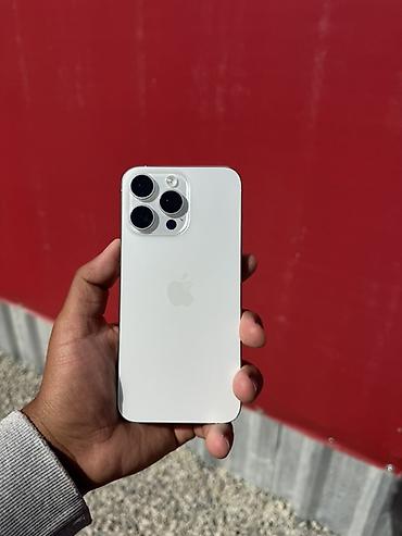 IPhone 15 Pro Max, 256 ГБ, цвет белый Состояние идеал ничего не at lalafo.kg IPhone 15 Pro Max, 256 ГБ, цвет белый Состояние идеал ничего не