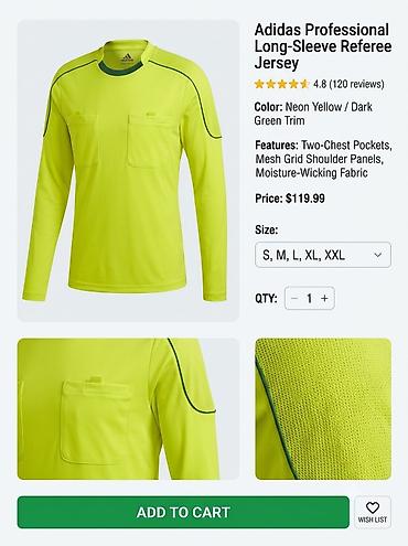 kişi geyimi: Futbolka, Adidas, S, rəng - Sarı — 1
