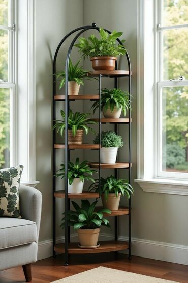 Полки для цветов: На заказ Полки, стеллажи для цветов. для комнатных растений Есть — 4