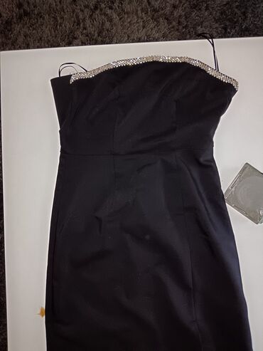 pamucne haljine dugih rukava: 2XS (EU 32), color - Black, Cocktail, Without sleeves