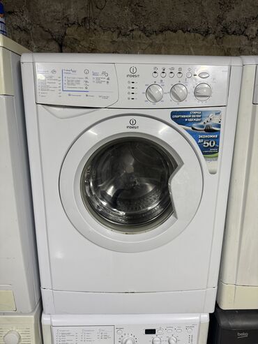 Стиральные машины: Стиральная машина Indesit, Б/у, Автомат, До 6 кг, Компактная — 4