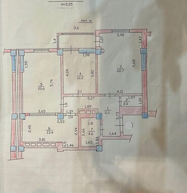 западный авто вокзал: 3 комнаты, 91 м², Элитка, 7 этаж, Евроремонт