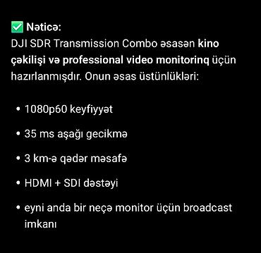 sahibinden macbook pro: DJI SDR Transmission Combo 2024 cü il buraxılış. Tam peşəkar ötürücü — 5