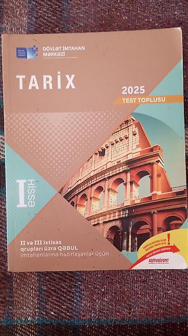 Testlər: Məhsul: “Tarix 2025 – Test Toplusu” (I hissə) Xüsusiyyətlər: - — 1