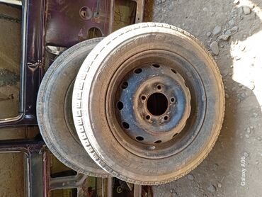 Disklər: İki ədəd təkər+disk komplekti - Brend/model: Bridgestone Duravis R624