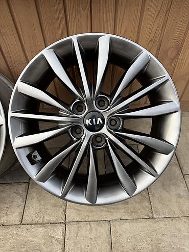 диски на к7: Литые Диски R 17 Kia, Комплект, отверстий - 5, Б/у — 8