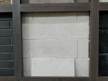 tamet daşları qiymeti: Ağ dekorativ divar kərpici/paneli - Material: süni daş əsaslı