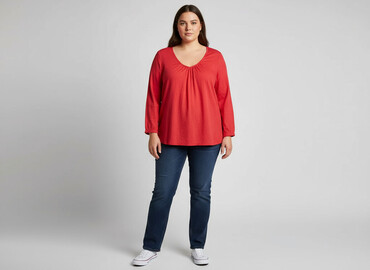 bonprix bluzki satynowe: Bpc bonprix collection, Bluzka damska, rozmiar 5XL