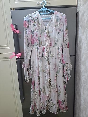 cicekli don: Gündəlik don, Midi, 2XL — 2