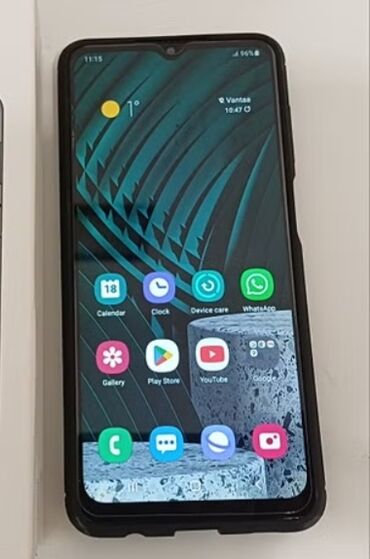 samsung tab s 8 4: Samsung Galaxy A12, 32 GB, rəng - Qara, Barmaq izi