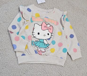 аккумулятор для детской машины: Детский свитшот Name It с принтом Hello Kitty. - Размер: 92 (этикетка