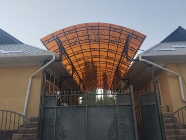 Навесы: Навес, Арочный, Металл, Поликарбонат, Установка — 10