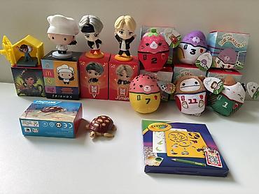 şaxta baba oyuncagi: 1 ədədi - 10 manat Mcdonald’s Happy Meal kolleksiya oyuncaqları. Yeni — 1