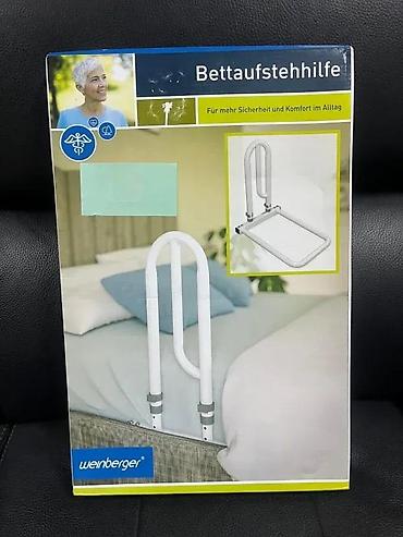 Medicinski nameštaj: Pomoćna ručka za ustajanje iz kreveta – MaxVitalis - Stabilna — 8