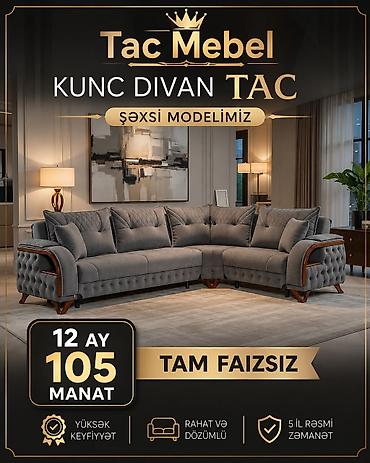Divanlar: Divan, Yeni, Açılmayan, Bazasız, Parça, Ünvana pulsuz çatdırılma — 6