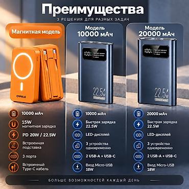 pover bank: Повербанки CAFELE — три модели для любых задач 1) Магнитный CAFELE — 3