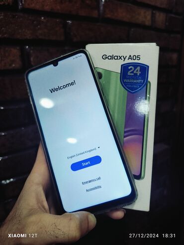 Samsung: Samsung Galaxy A05, 64 GB, rəng - Yaşıl