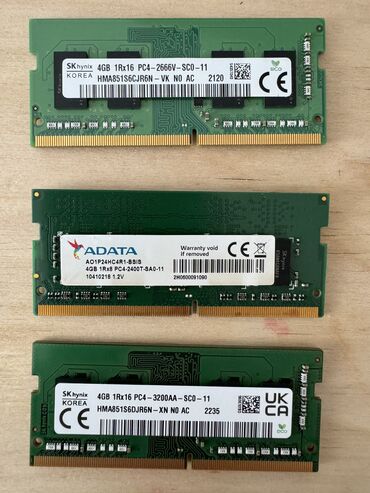 оперативная память для ноутбука ddr4 2133: Оперативная память, Б/у, Hynix, 4 ГБ, DDR4, 2400 МГц, Для ноутбука