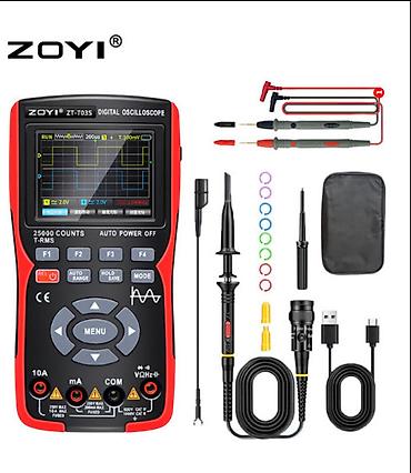мир инстурментов: Цифровой прибор ZOYI ZT-703S — 3‑в‑1: осциллограф + мультиметр + — 1