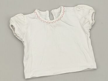 koszula biała dziewczęca 122: Koszulka, 6-9 m, stan - Bardzo dobry