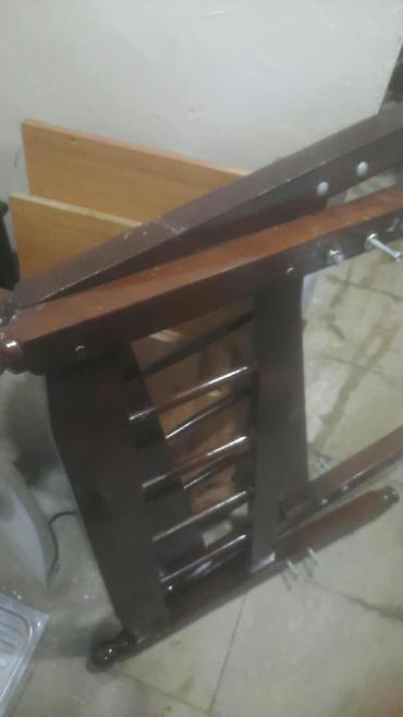 gul: Taxta çarpayı dəsti – matrasa ilə birlikdə - Ölçü: təxmini tək — 3