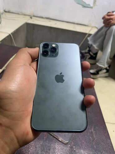 обмен на poco f4 gt: IPhone 11 Pro, Б/у, 256 ГБ, Alpine Green, Зарядное устройство, Чехол, Кабель, 74 %