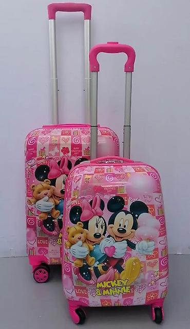 Rančevi, torbe i koferi: Dečiji set kofera – 2 komada, motiv Mickey & Minnie - Dizajn — 3