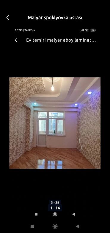 Malyar işləri: Maliyar ustasi Aboy işi axtarırıq cəld ve səliqəli şəkildə iş görürük -da lalafo.az — 2 Malyar işləri: Maliyar ustasi Aboy işi axtarırıq cəld ve səliqəli şəkildə iş görürük — 2