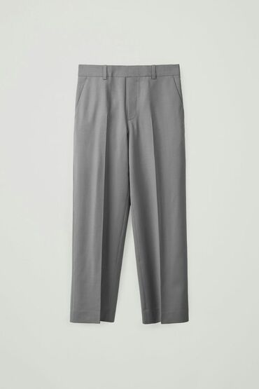 брюки палаццо: Брюки S (EU 36), цвет - Серый