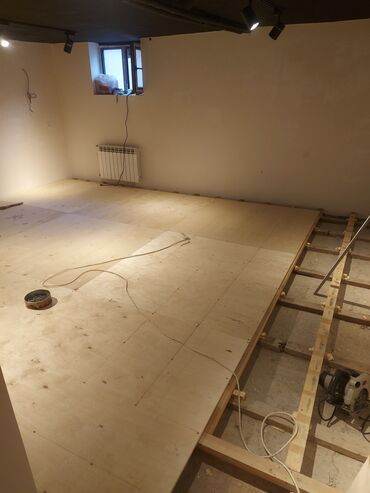 Döşəmə işləri: Мастер с 23-летним стажем! Качественно соберу черновой пол,уложу — 5