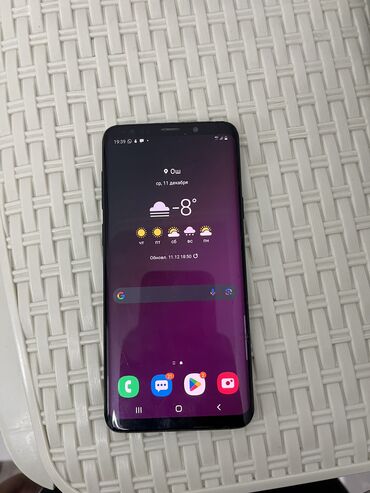 телефон флай 249: Samsung Galaxy S9 Plus, Колдонулган, түсү - Кара, 1 SIM