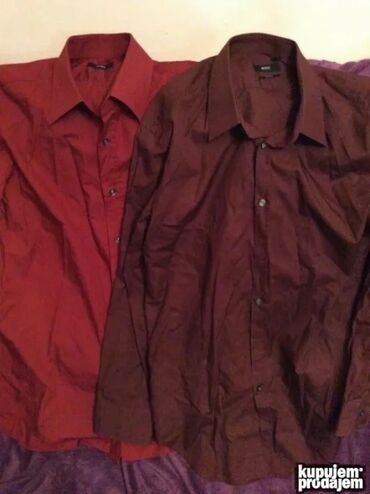 Košulje: Košulja Na duge rukave, XL, L, Hugo Boss, bоја - Bordo, Pamuk — 14