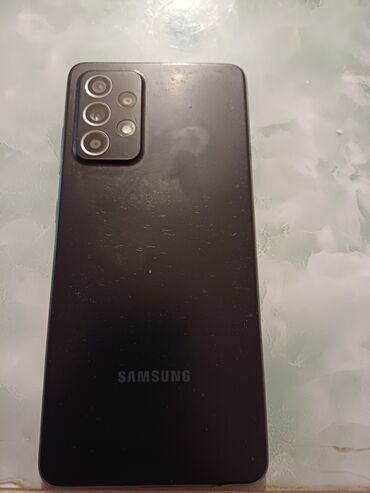 самунг: Samsung Galaxy A52, Б/у, 128 ГБ, цвет - Черный, 2 SIM