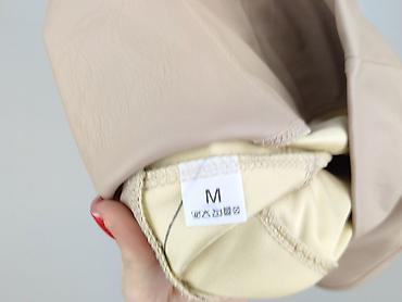 leginsy ecru: Leggings, Legginsy Ze skóry ekologicznej damskie, rozmiar M — 5
