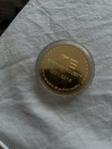 icon hunter 14 scooter: Pozlaćeni medaljon u zaštitnoj kapsuli - jubilej 65 godina za firmu — 2