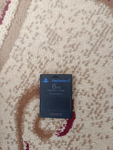 memory card: Sony PlayStation 2 yaddaş kartı – 8 MB, MagicGate dəstəyi ilə — 1