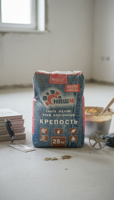 кондитерское оборудование: Плиточный клей "Крепость" от "Наши" предназначен для надежной укладки