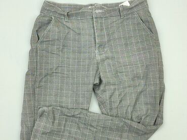 lniane spódnico spodnie: Material trousers, M (EU 38), condition - Very good